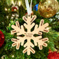 Teacher Snowflake Christmas Ornament