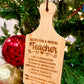 Teacher Cutting Board Ornament