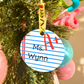 Notebook Paper Teacher Acrylic Ornament